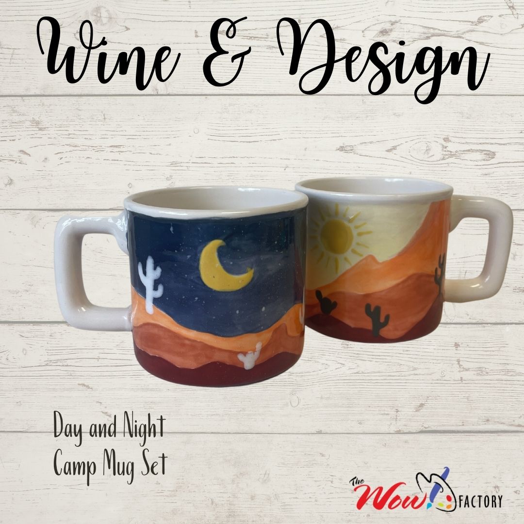 Wine & Design: Making Waves Pointillism Mug - Wow Factory